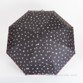 Regalo de paraguas plegable manual premium para mujeres